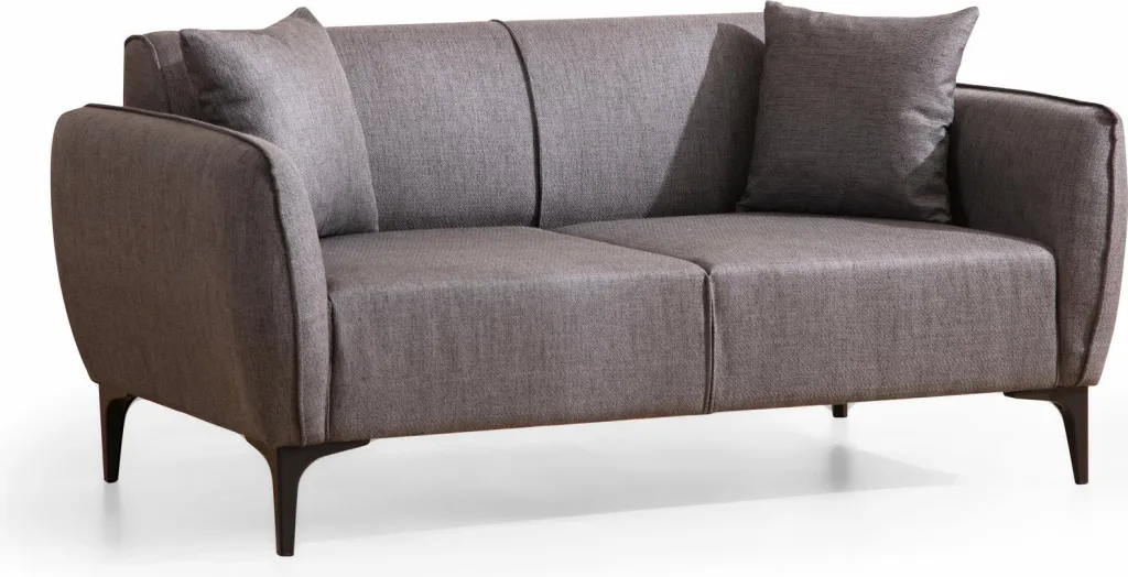 Divan dy vendësh Atelier del Sofa, Belissimo, ngjyrë gri e errët - 5