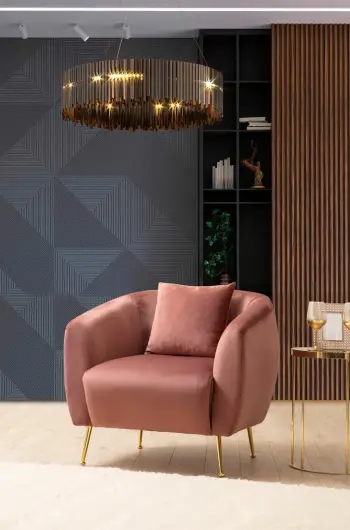 Karrige Wing, Atelier del Sofa, rozë, Eses
