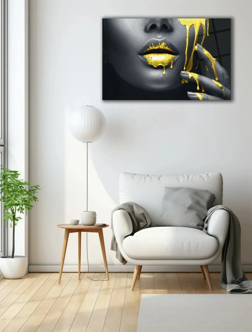 Pikturë dekorative prej xhami të temperuar, Wallity 0523, 72x46cm - 2