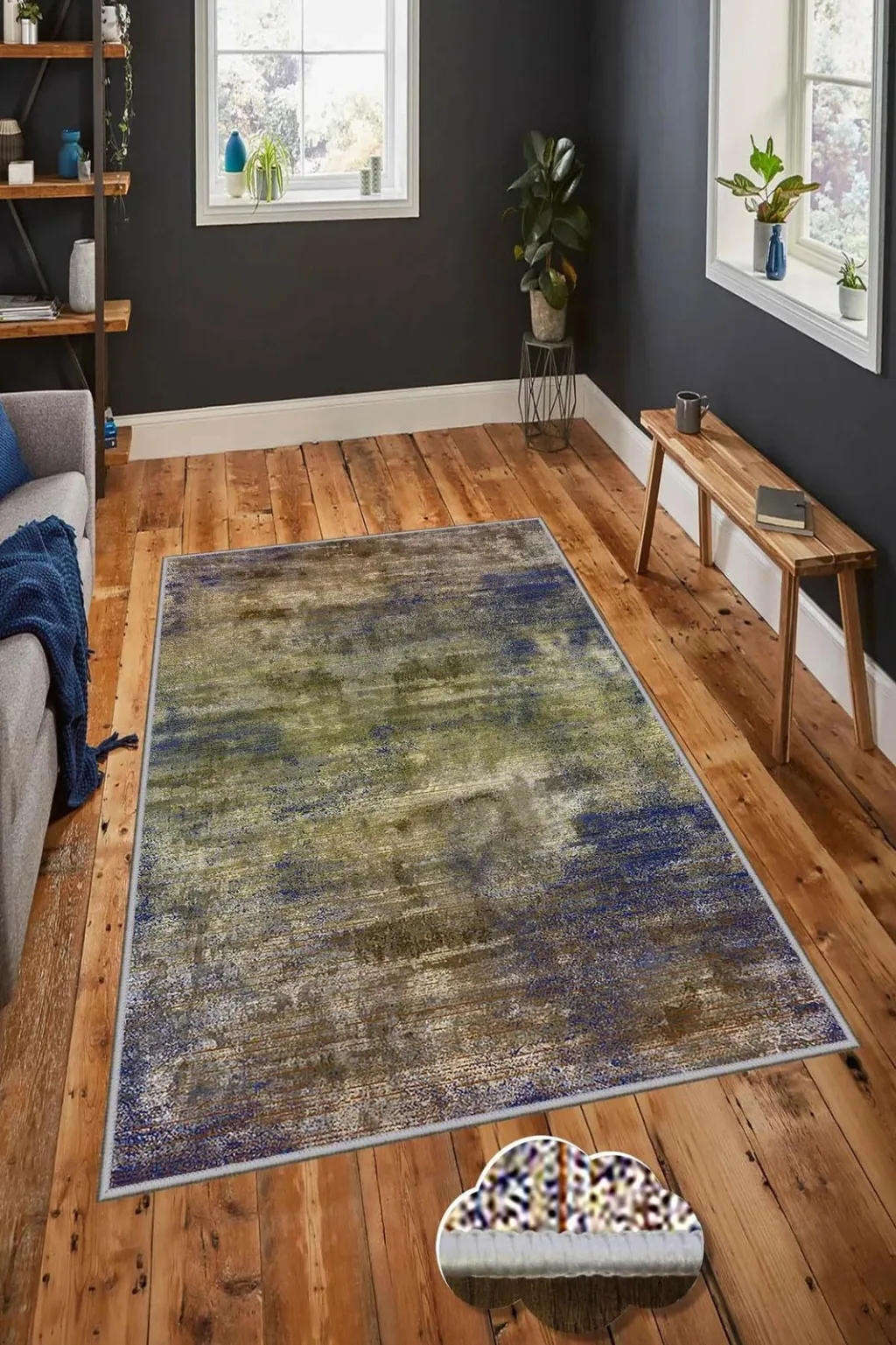 Qilim Conceptum Hypnose, shumëngjyrësh, 60x100cm, Hmnt807 - 1