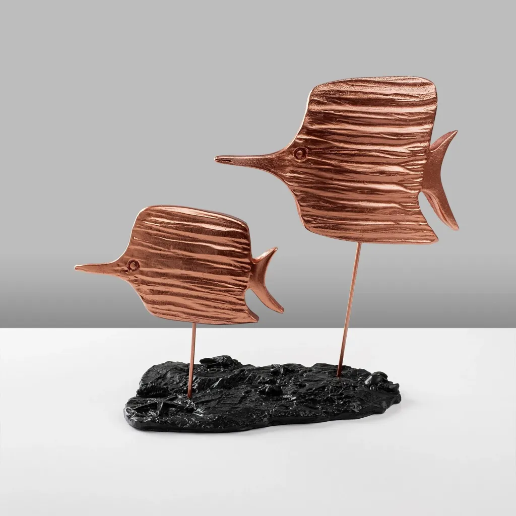 Objekt dekorativ Aberto Design, Copperband 2, ngjyrë bronzi - 4