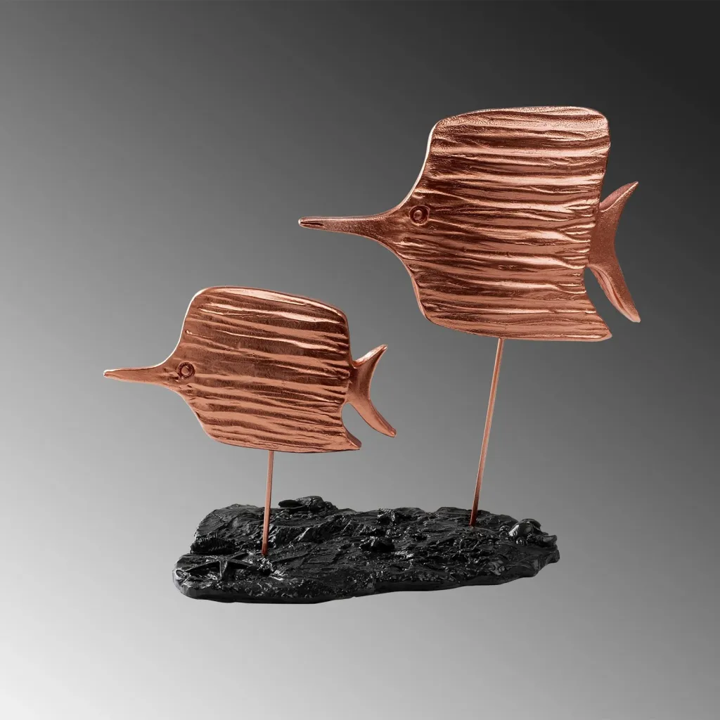 Objekt dekorativ Aberto Design, Copperband 2, ngjyrë bronzi - 6