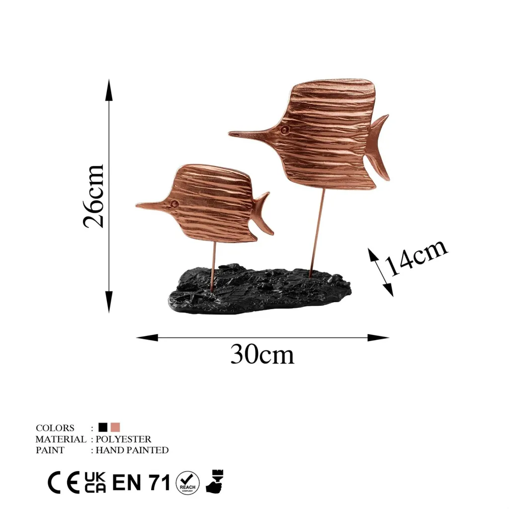 Objekt dekorativ Aberto Design, Copperband 2, ngjyrë bronzi - 9