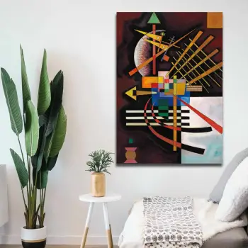 Pikturë dekorative në kanavacë Wallity, shumëngjyrëshe, 70x100cm, Kandinsky