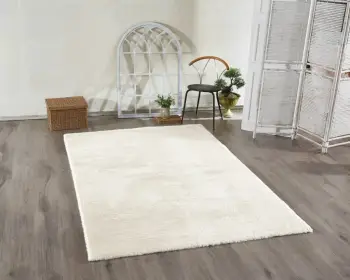 Qilim Conceptum Hypnose, lëkurë artificiale, bezhë, 120x180cm