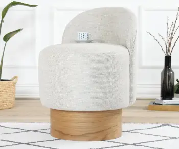 Puf Atelier del Sofa, Barren, ngjyrë gri e çelët