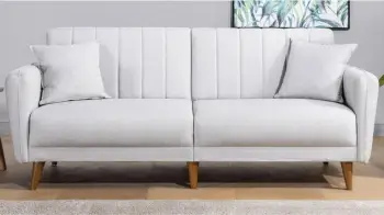 Krevat-sofa 3 vende, Atelier del Sofa, ngjyrë krem, aqua