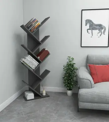 Raft librash Hanah Home, Hitit, antracit