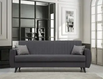 Divan-krevat 3 vendësh, Atelier del Sofa, Alkon, ngjyrë gri e errët