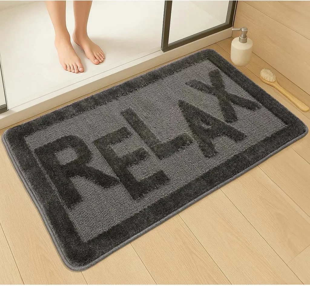 Tapet për banjo, ngjyrë antracit, Mijölnir Relax - 2