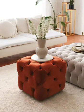 Puf Atelier del Sofa, Kup Chester, ngjyrë kanelle