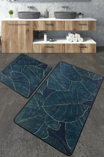 Set tapetash për banjo (2 copë), Mijölnir, ngjyrë e gjelbër