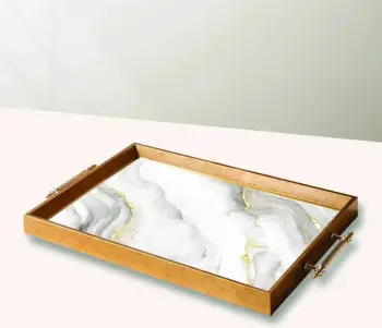 Tabaka dekorative prej qelqi, Aberto Design, TPEA10023, shumëngjyrëshe