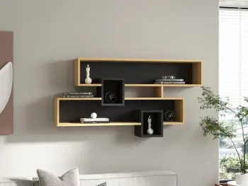 Raft muri Hanah Home, Karen, ngjyrë safir dhe antracit