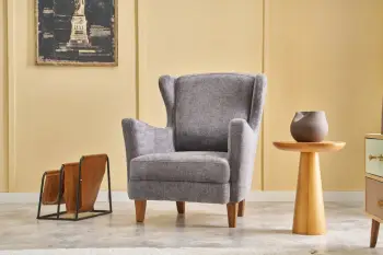Karrige krahu Lola Prestij, Atelier del Sofa, ngjyrë gri