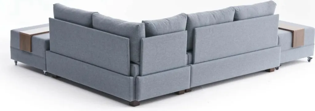 Kënd-sofë krevati Fly, ngjyrë kaltër, Atelier del Sofa - 8