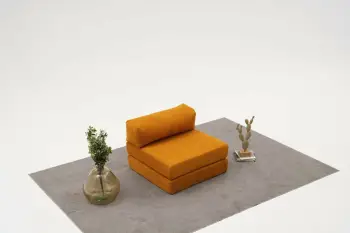 Karrige një vendëshe Atelier del Sofa, Comfort, portokalli