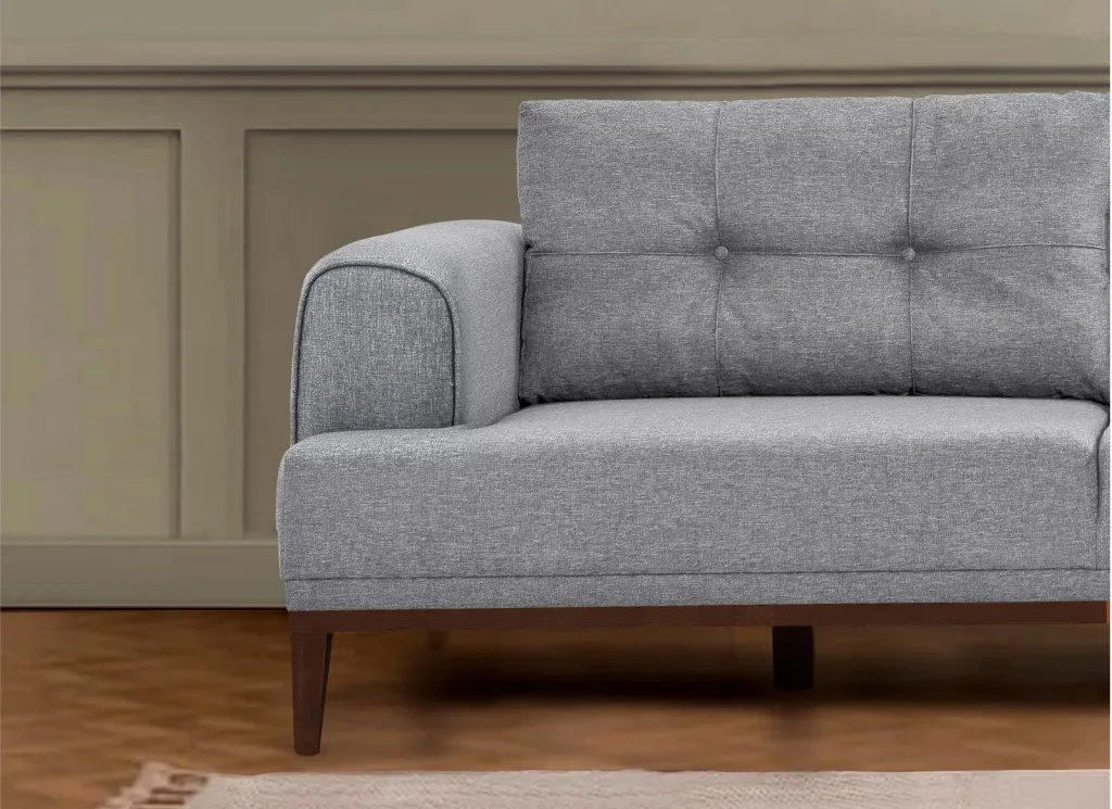 Këndare Atelier del Sofa, Vina Corner, ngjyrë gri dhe arre - 3