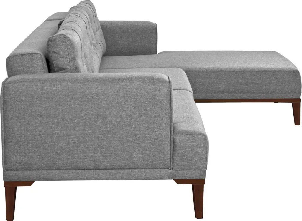 Këndare Atelier del Sofa, Vina Corner, ngjyrë gri dhe arre - 7