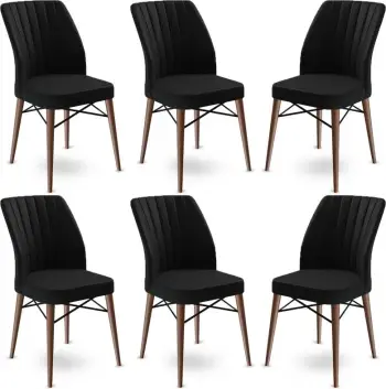 Set Karrigesh (6 Copë) Flex, zezë, kafe