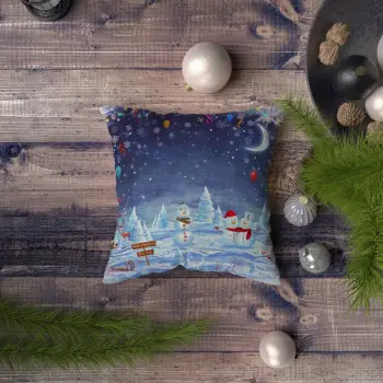 Jastëk dekorativ Aberto Design, NYXMAS082, shumëngjyrësh, 43x43cm