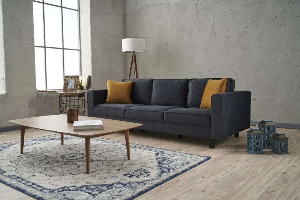 Divan treshe Atelier del Sofa, kadife Kale, antracit - 3