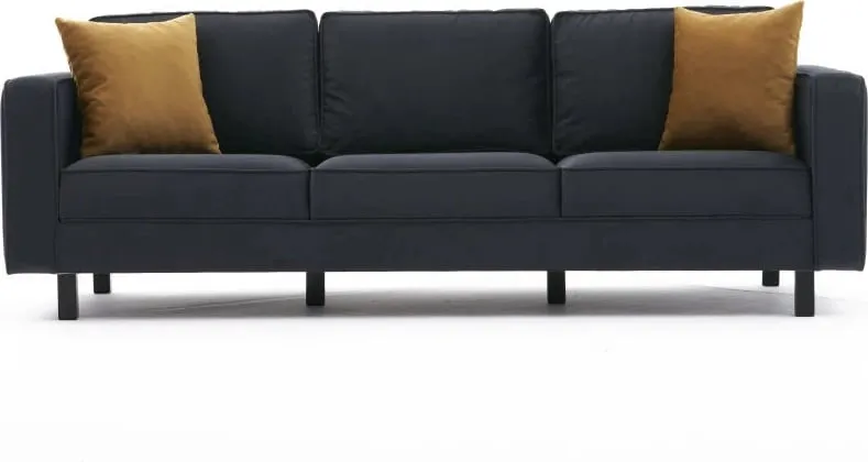 Divan treshe Atelier del Sofa, kadife Kale, antracit - 5