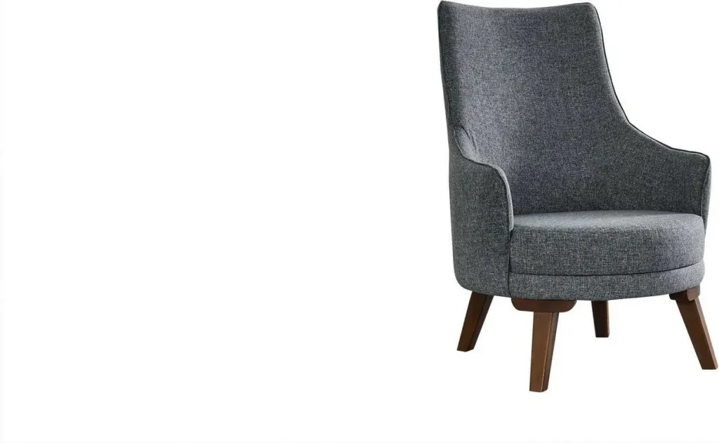 Karrige Wing Atelier del Sofa, Cofi, gri e çelët - 3