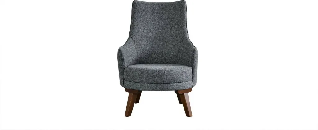 Karrige Wing Atelier del Sofa, Cofi, gri e çelët - 4
