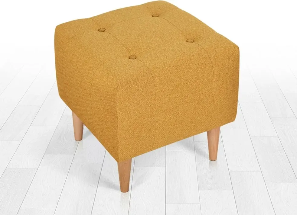 Pouf Atelier del Sofa, ngjyrë e verdhë, Tomp - 1