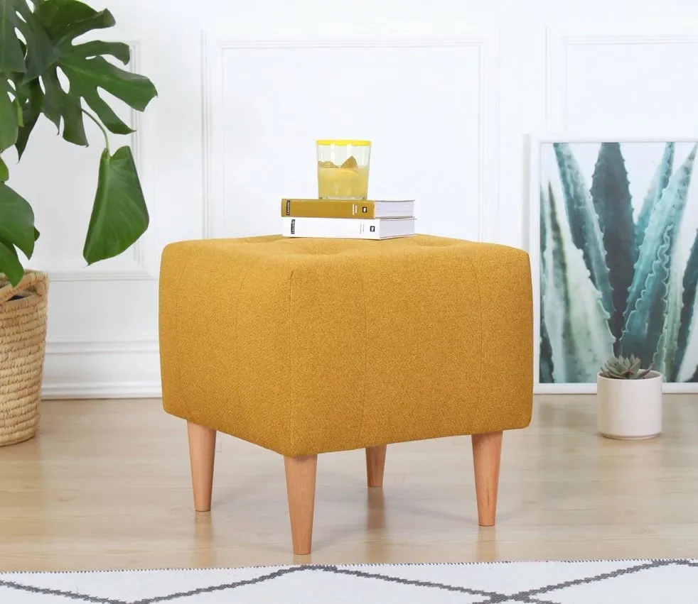 Pouf Atelier del Sofa, ngjyrë e verdhë, Tomp - 2
