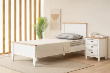 Krevat teke Hanah Home, stil modern country, 90x190