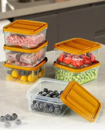 Set kuti plastike për organizim, 20 copë, ngjyrë portokalli, YBLLA20LI