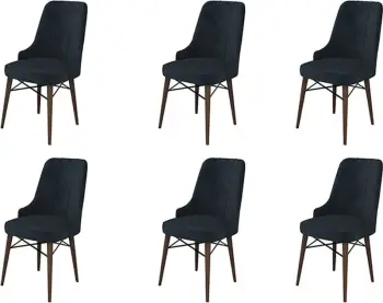 Set Karrigesh (6 Copë) Pare, antracit, kafe