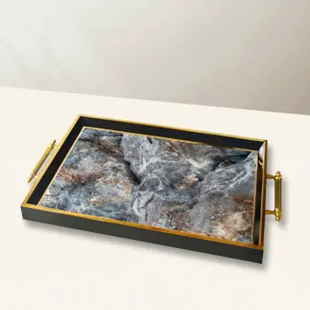 Tabaka dekorative prej qelqi, Aberto Design, TPA10002, shumëngjyrëshe