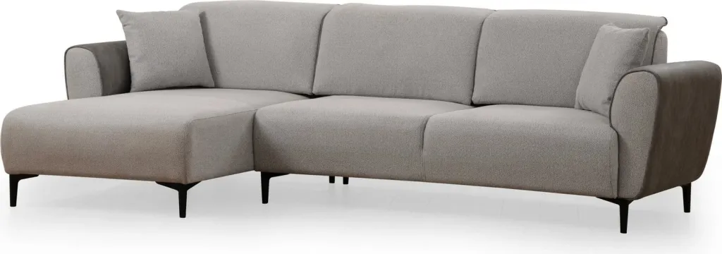Kënd-sofë krevate Atelier del Sofa, aren majtas, ngjyrë gri - 7