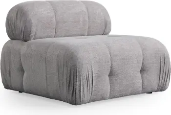 Karrige një vendëshe Atelier del Sofa Petite O1, gri e çelët