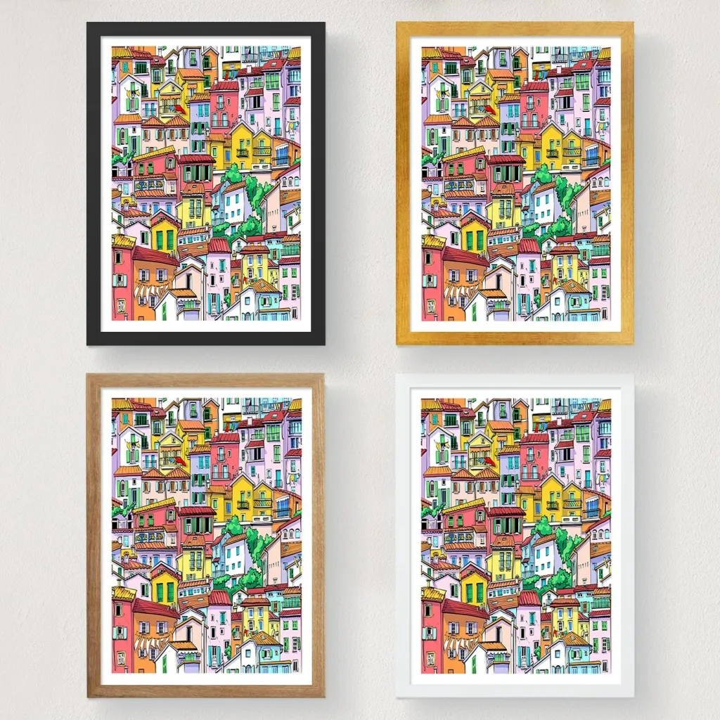 Poster shumëngjyrësh, Wallity, pa kornizë, 50x70cm - 2