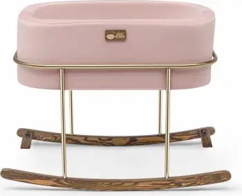 Djep për bebe, metal, rozë dhe ari, Hanah Home