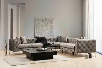 Këndare Como, ngjyrë antracit, Atelier del Sofa, kënd i djathtë