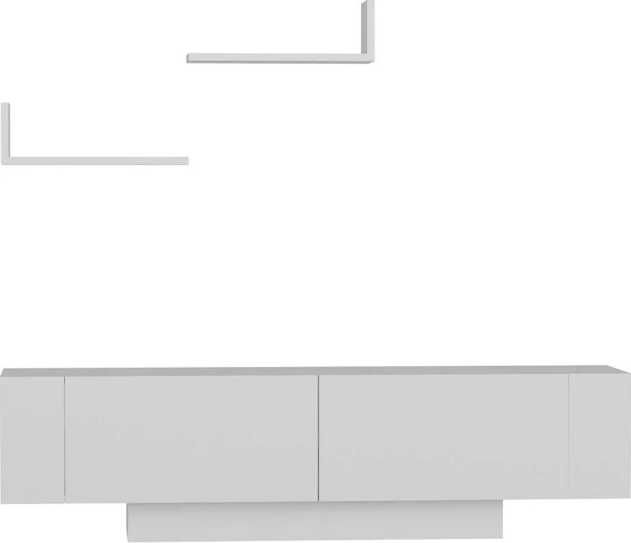 Komodë TV Hanah Home, Ekol, e bardhë - 4