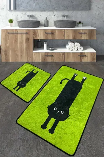 Set tapetash për banjo, 2 copë, Mijölnir Comfort, shumëngjyrëshe