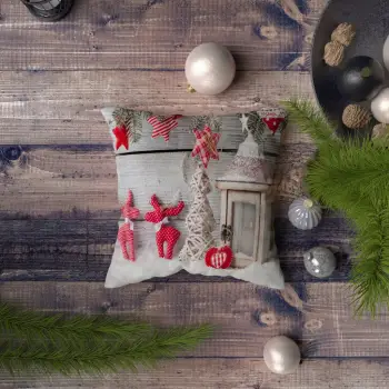 Jastëk dekorativ Aberto Design, NYXMAS113, shumëngjyrësh, 43x43cm