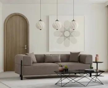 Divan treshe Gio, kafe, Atelier del Sofa