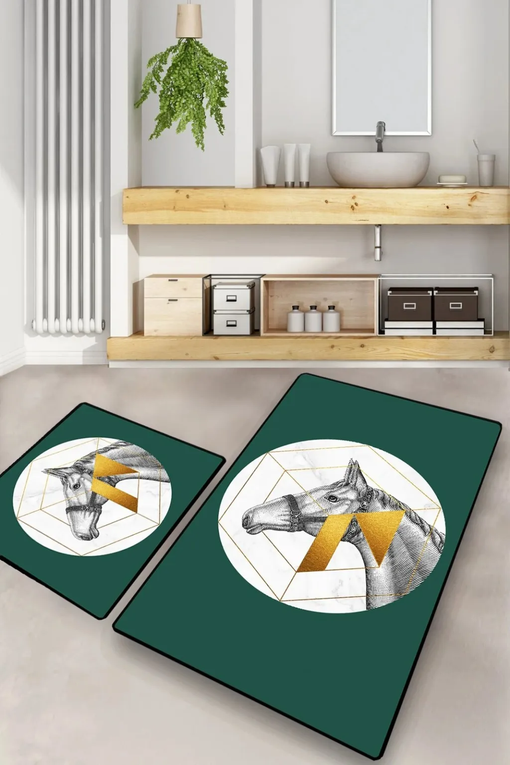 Set tapetash për banjo (2 copë), Mijölnir, kuaj - 1