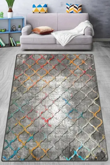 Qilim për korridor, multingjyrësh, Conceptum Hypnose Cuadra, 80x150cm
