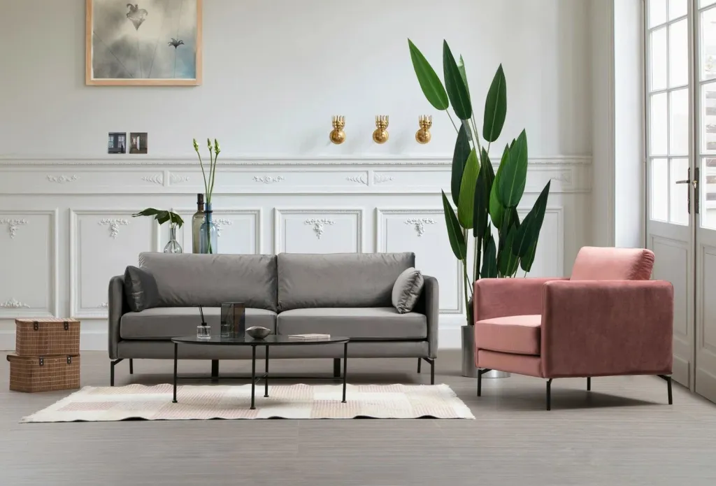 Divan treshe Atelier del Sofa, Sino 3 vendësh, ngjyrë gri - 2