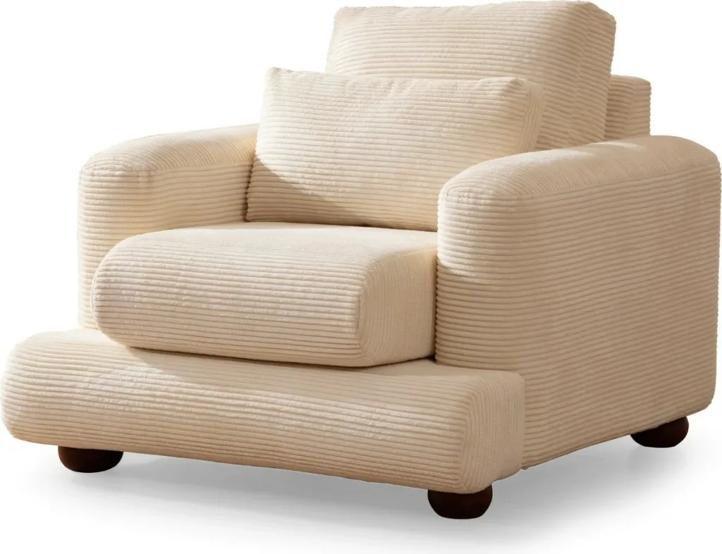 Karrige një vendëshe Atelier del Sofa, River, bezhë - 2