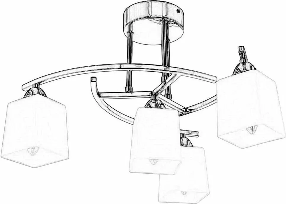 Llambadar Opviq, krom, AV-1373-4K - 2