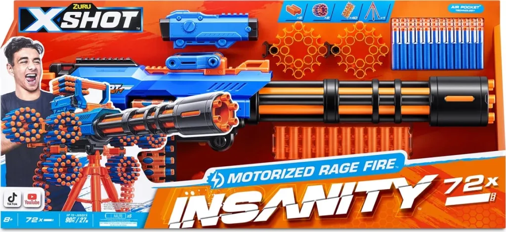 XSHOT Insanity Motorized Rage Fire by ZURU - 2